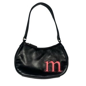 Liz Claiborne Y2K “M” Leather Shoulder Bag Mini Purse